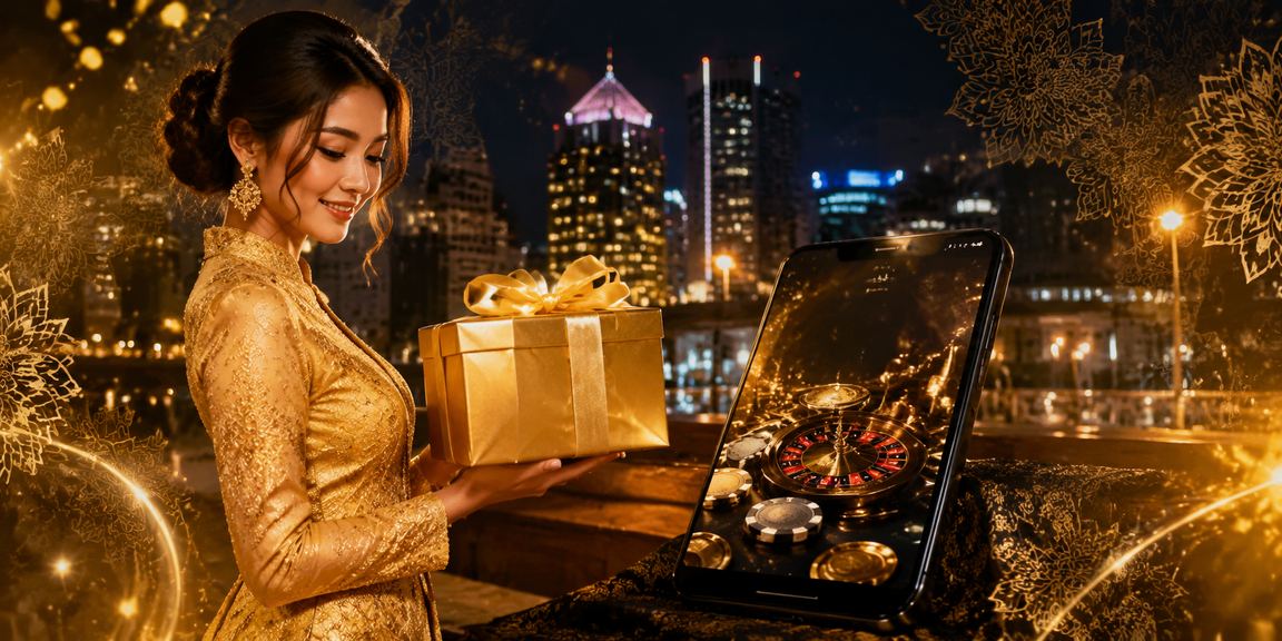 Pemain menggunakan platform hiburan kasino ra2 di Petaling Jaya dengan pakaian kebaya